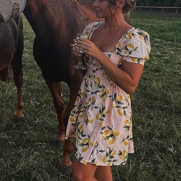 Lulus Mini Lemon Dress - Picture 3 of 3